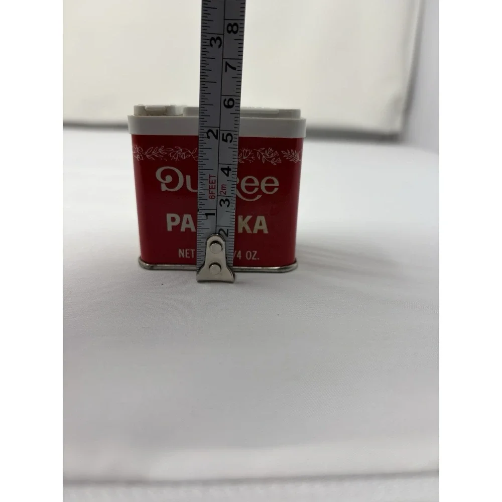 Vintage Durkee Tin PAPRIKA SPICE 1 1/4 oz Westfield OH USA Retro Advertising